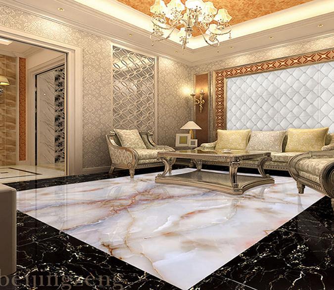 3D Marble Stripe WG262 Floor Mural Wallpaper AJ Wallpaper 2 
