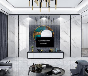 3D Landscape Round 343 Wall Murals