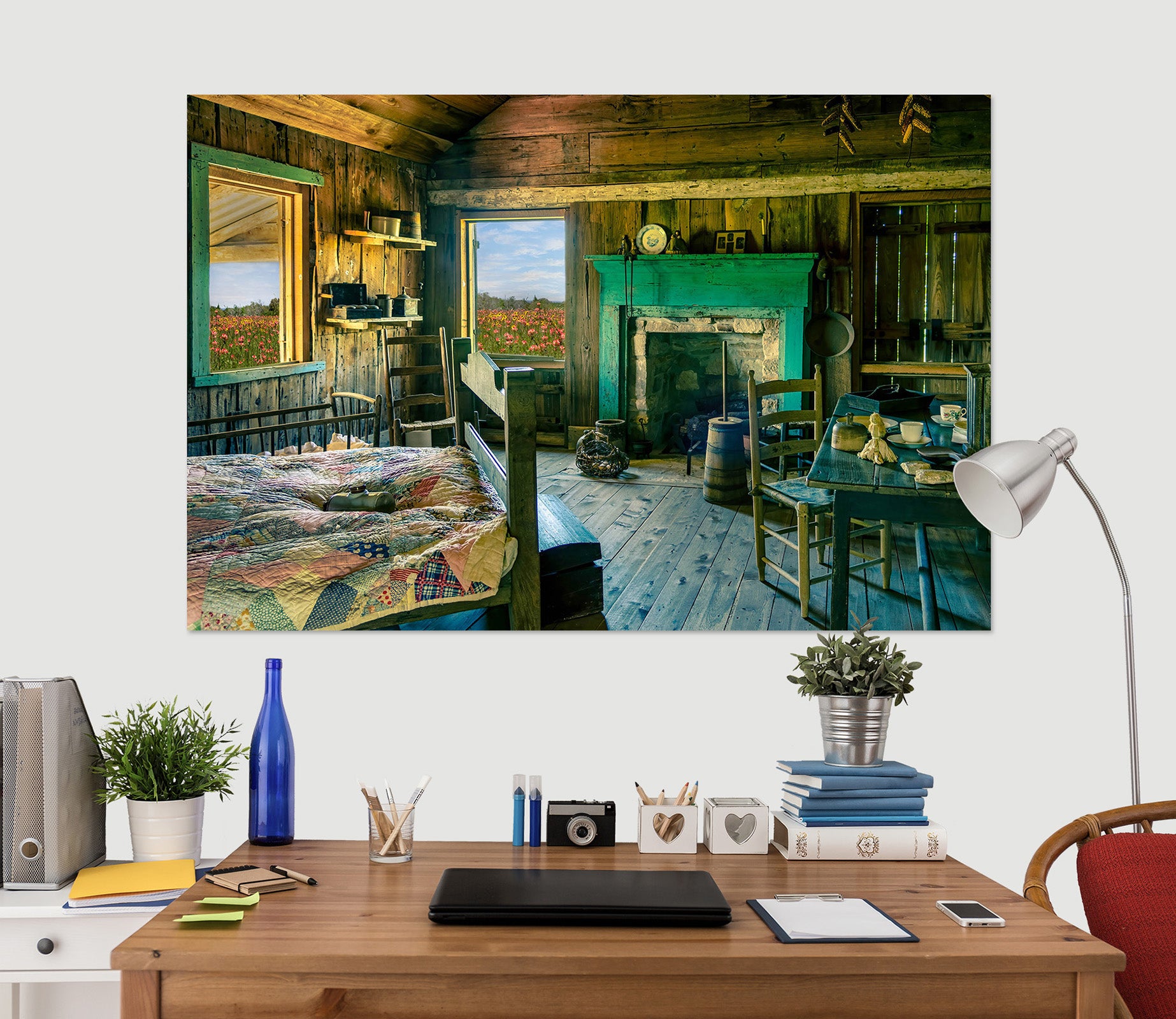 3D Outdoor Cabin 4034 Beth Sheridan Wall Sticker