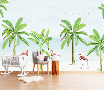 3D Big Tree Flamingo 540 Wallpaper AJ Wallpaper 2 