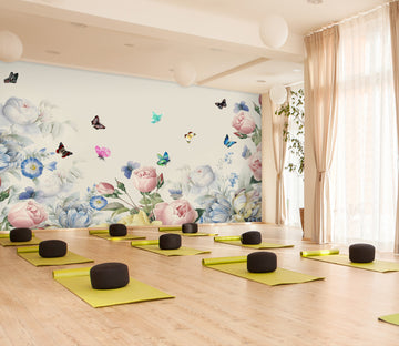 3D Fragrant Butterfly 092 Wall Murals