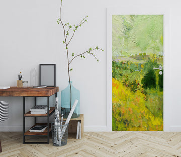 3D Grass Tree Painting Pattern 93168 Allan P. Friedlander Door Mural