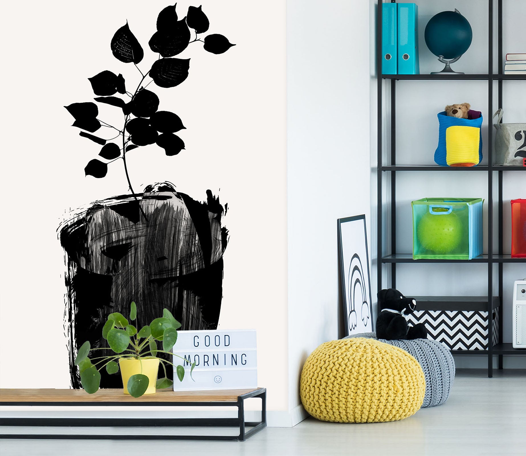 3D Little Sapling 1506 Boris Draschoff Wall Mural Wall Murals