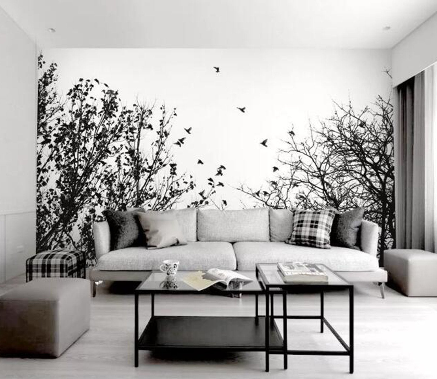 3D Black Reed WG65 Wall Murals Wallpaper AJ Wallpaper 2 