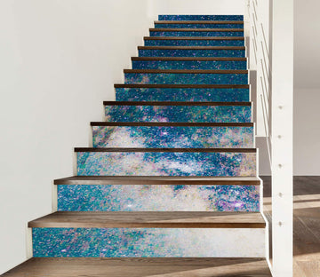 3D Dazzling Starry Sky 274 Stair Risers