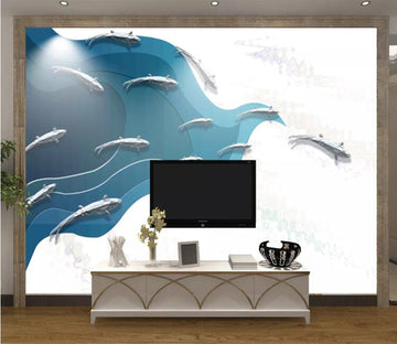 3D Sea Fish WC66 Wall Murals Wallpaper AJ Wallpaper 2 