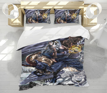 3D Woman Sheep 8302 Ruth Thompson Bedding Bed Pillowcases Quilt Cover Duvet Cover