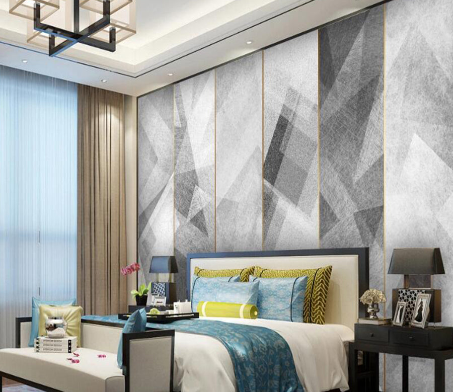 3D Three-color Pattern 164 Wall Murals