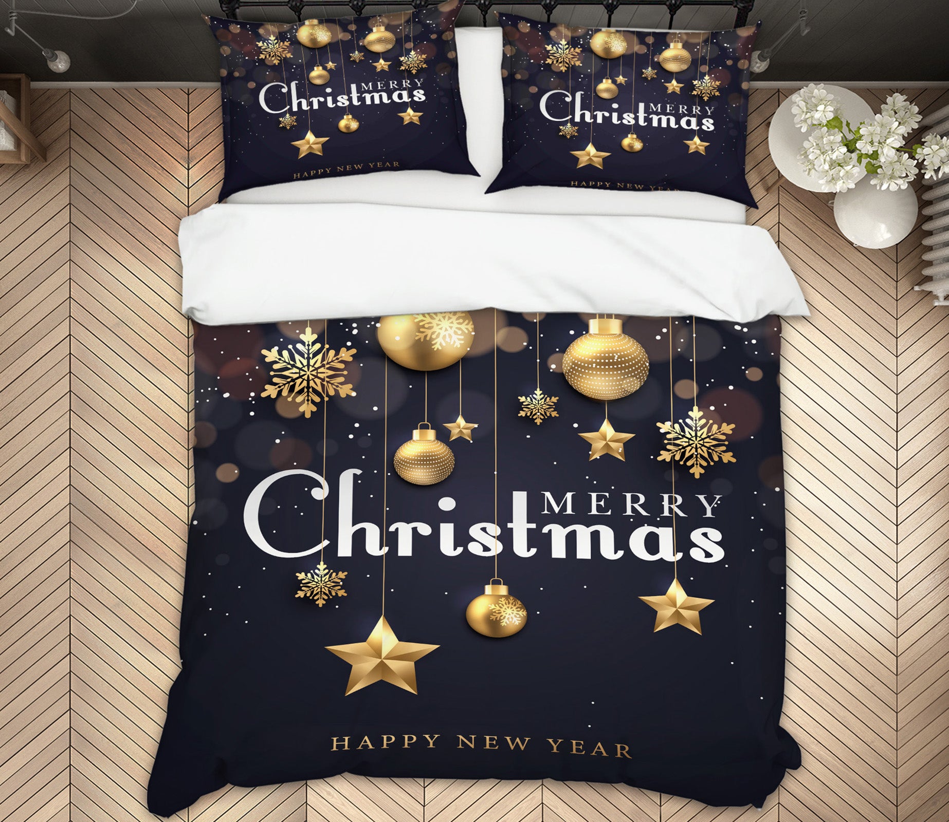 3D Golden Ball 64011 Bed Pillowcases Quilt