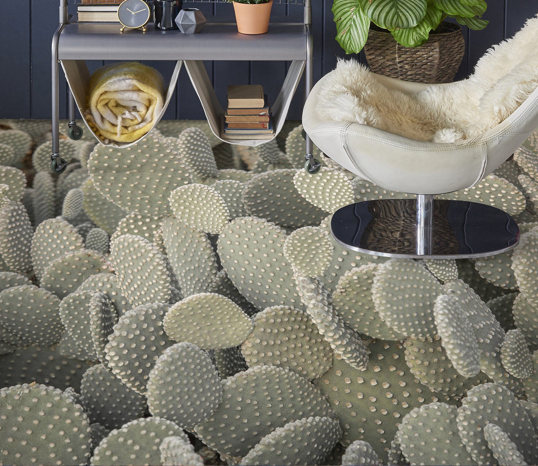 3D Cactus 9850 Assaf Frank Floor Mural  Wallpaper Murals Self-Adhesive Removable Print Epoxy