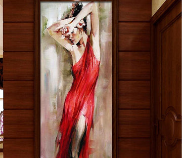 3D Painted Lady 560 Wall Murals Wallpaper AJ Wallpaper 2 