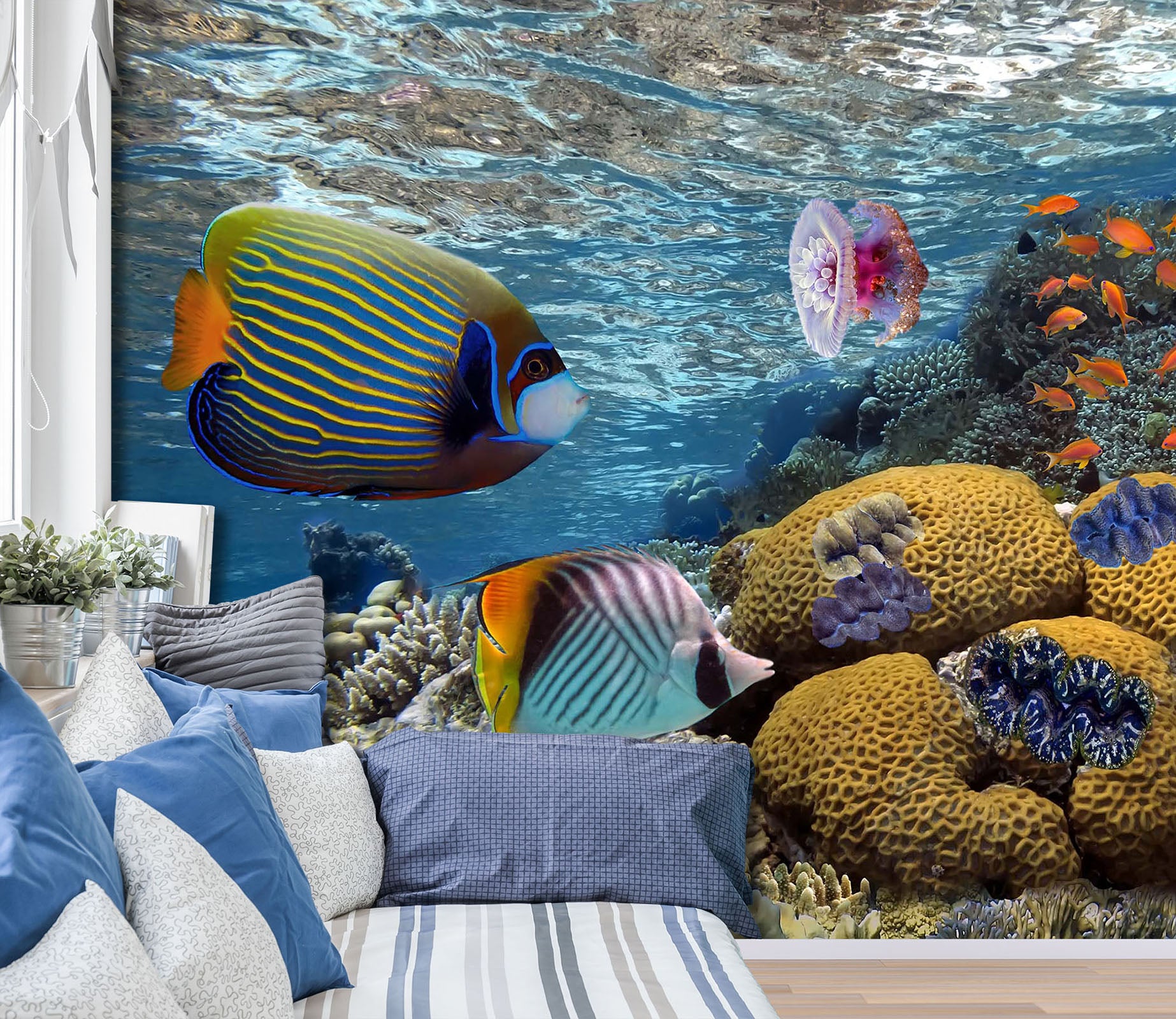 3D Undersea Fish 1459 Wall Murals