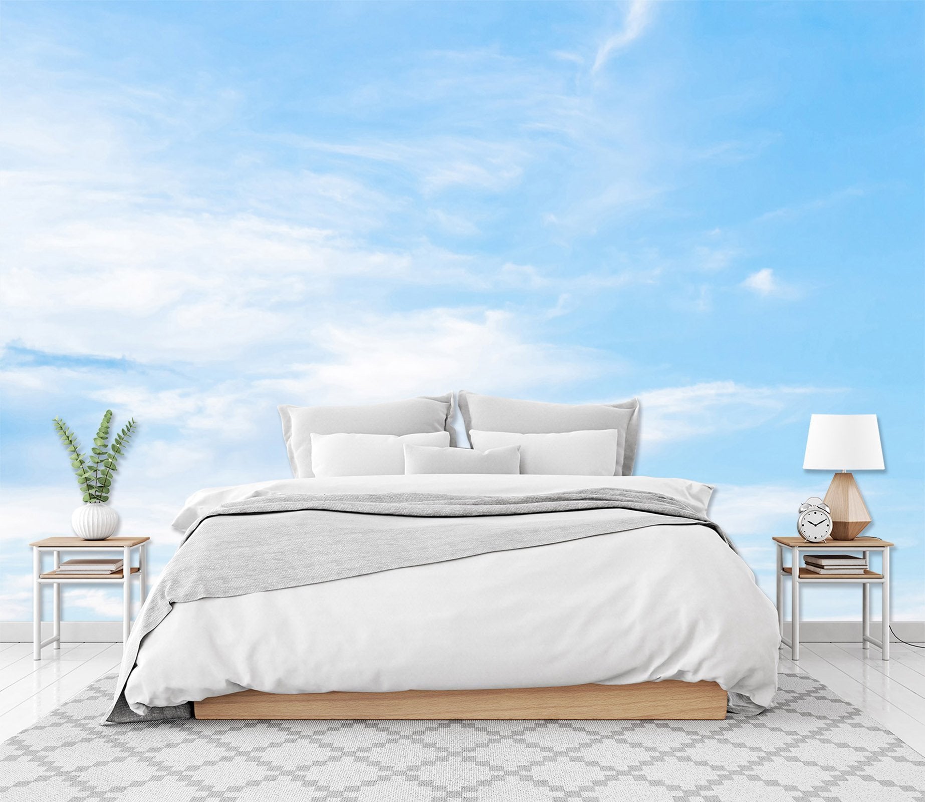 3D Sky White Clouds 674 Wallpaper AJ Wallpaper 2 