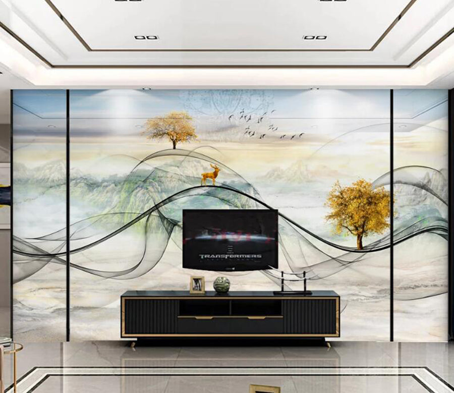 3D landscape Painting 116 Wall Murals