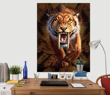 3D Sabertooth 035 Jerry LoFaro Wall Sticker