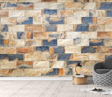 3D Checkered Brick WC481 Wall Murals