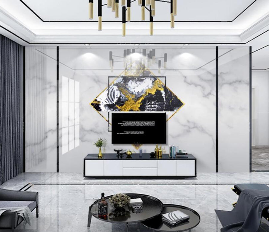 3D Rhombus Landscape 326 Wall Murals