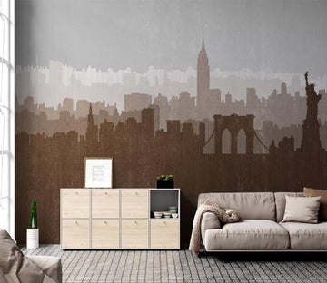 3D New York Building WC2393 Wall Murals