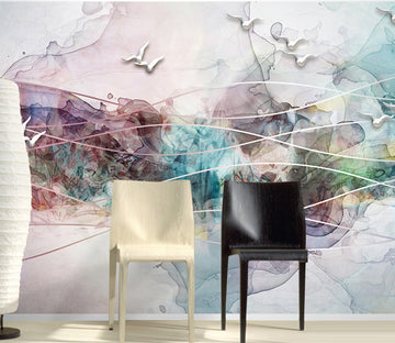 3D White Pigeon WG030 Wall Murals