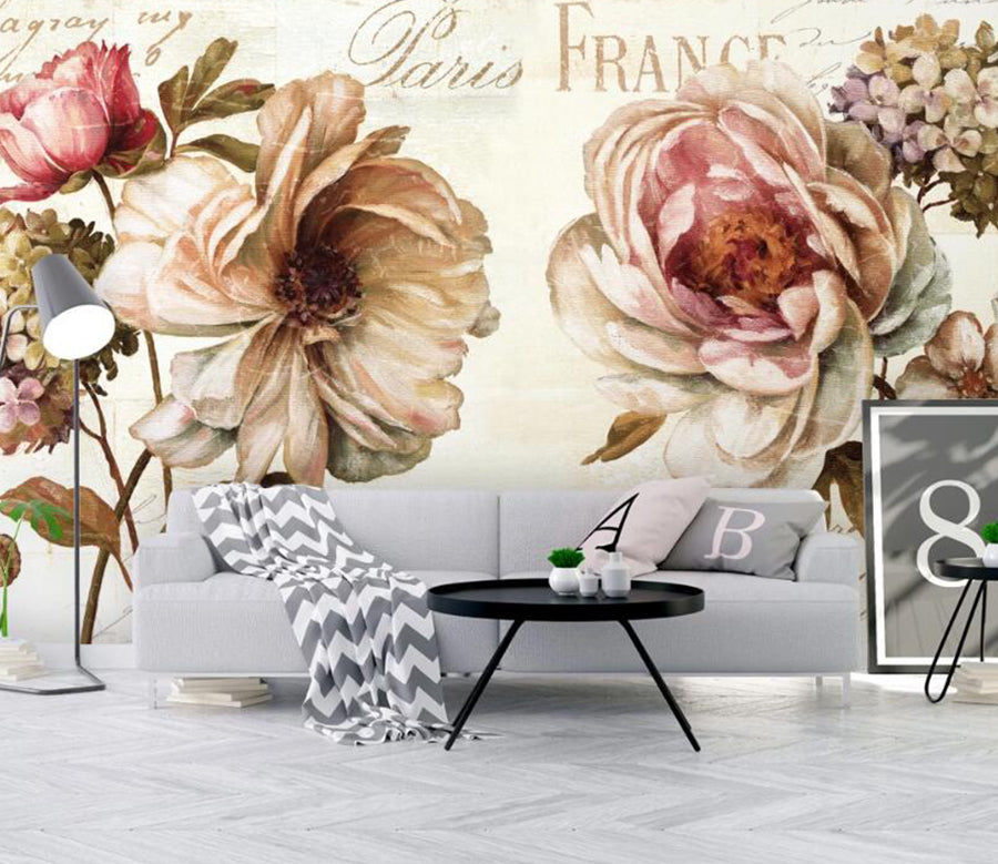 3D Dream Flowers 546 Wall Murals