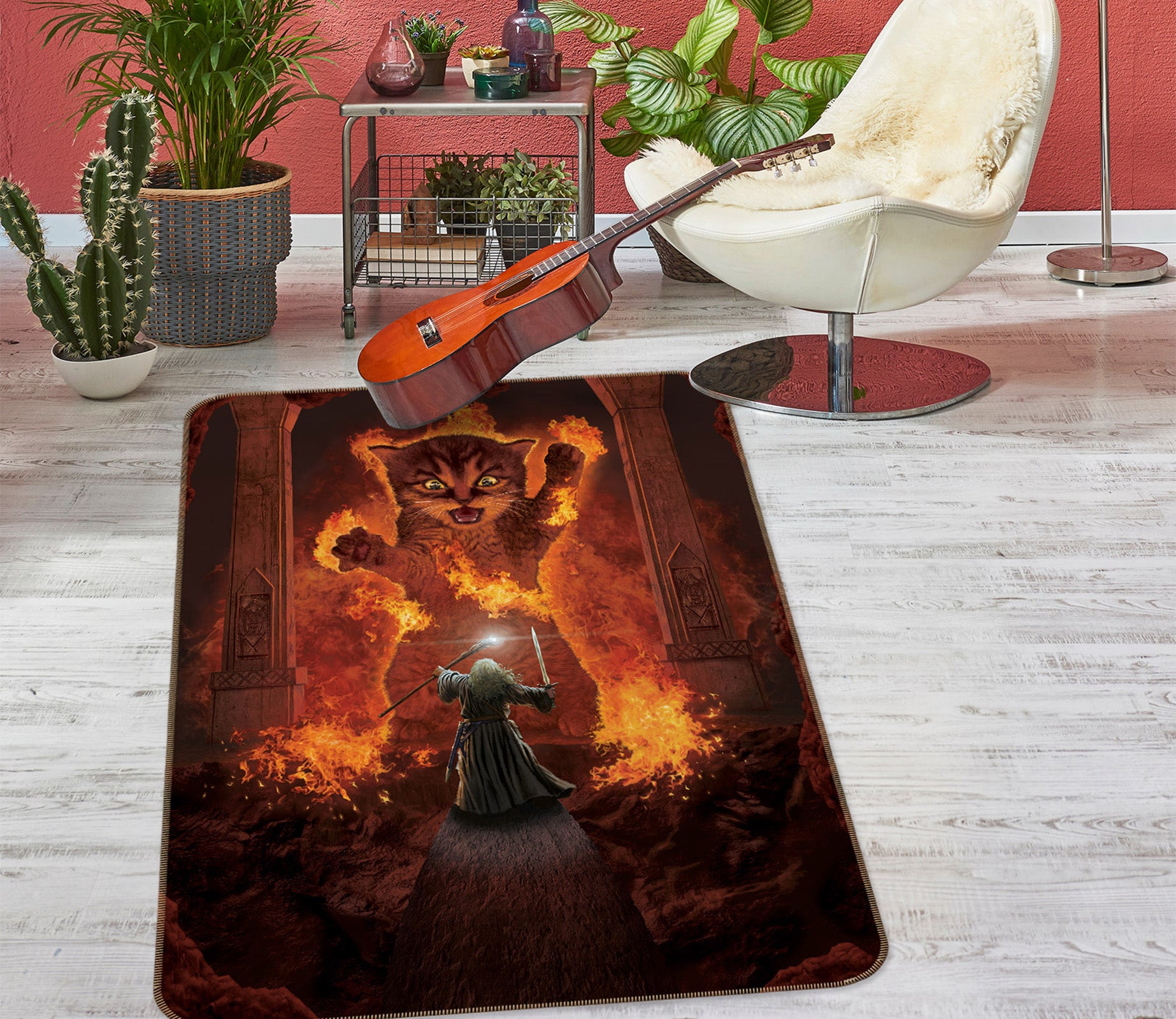 3D You Shall Not Pass 1091 Vincent Hie Rug Non Slip Rug Mat