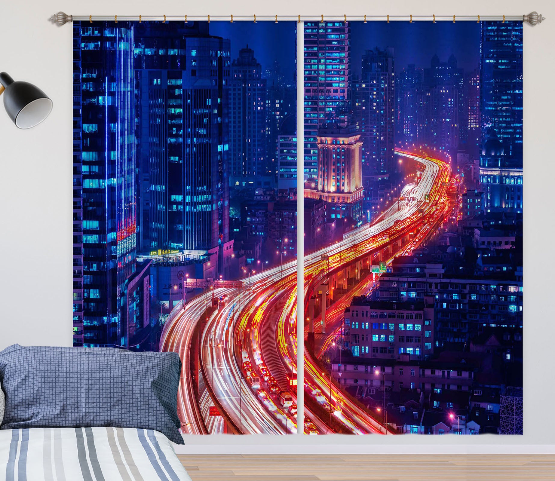 3D Winding Road 192 Marco Carmassi Curtain Curtains Drapes