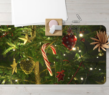 3D Tree Candy Cane Pendant 53163 Christmas Desk Mat Xmas