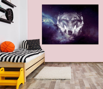 3D Wolf Head 1096 Wall Sticker