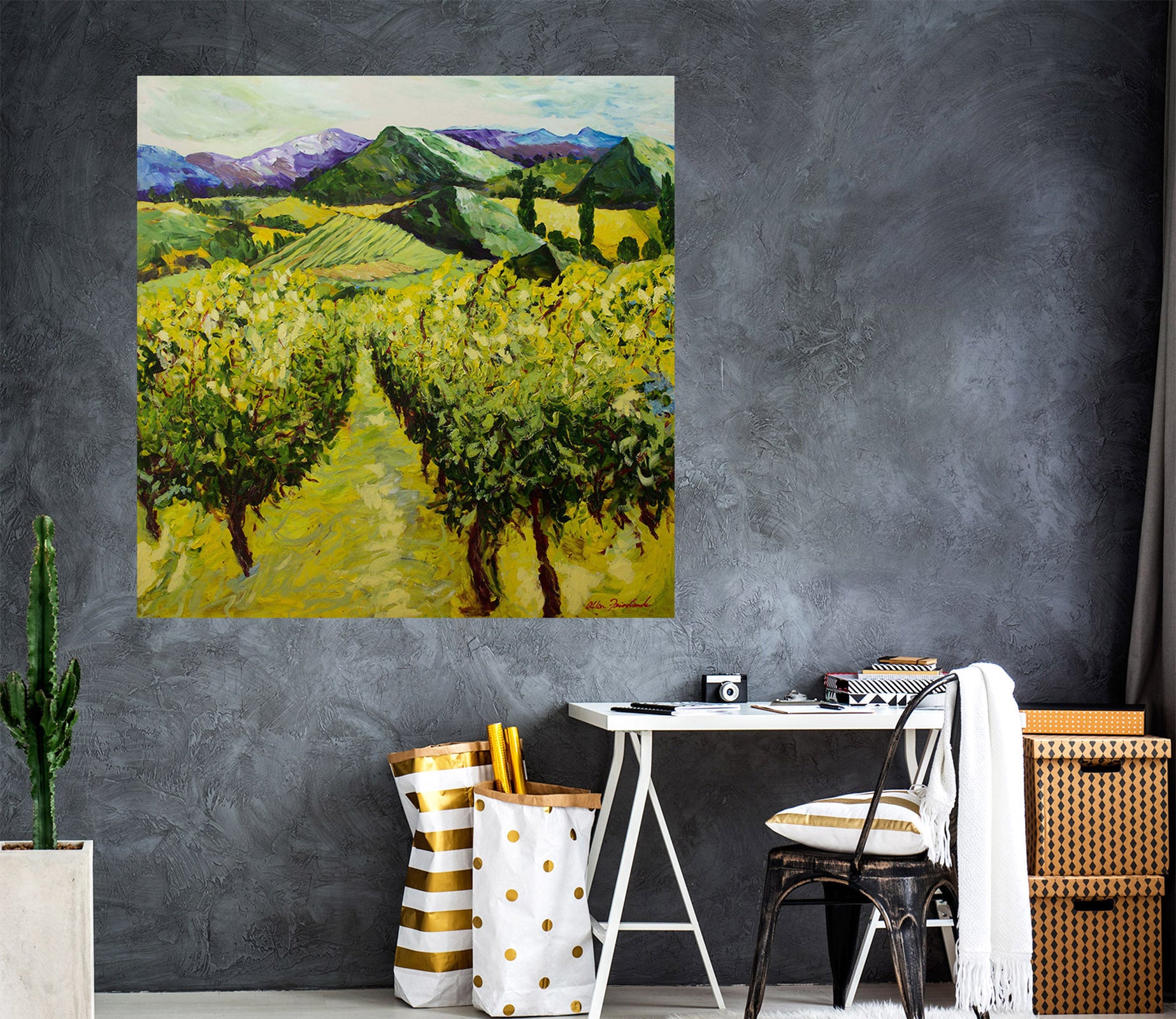 3D Green Tree 139 Allan P. Friedlander Wall Sticker