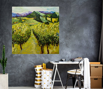 3D Green Tree 139 Allan P. Friedlander Wall Sticker