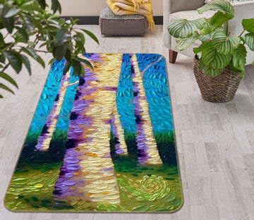 3D Garden Mystery Panel 1027 Dena Tollefson Rug Non Slip Rug Mat