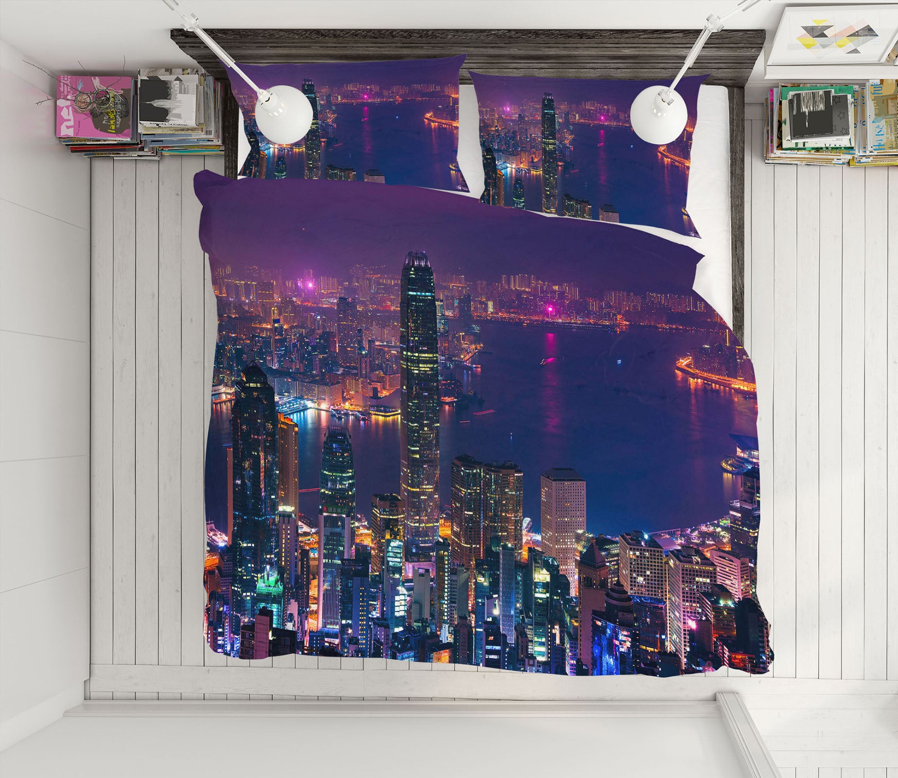 3D Silent City 2109 Marco Carmassi Bedding Bed Pillowcases Quilt