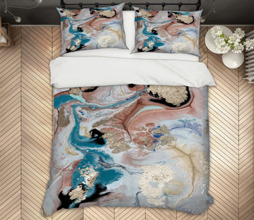 3D Grain Pattern 72015 Bed Pillowcases Quilt
