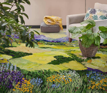 3D Field Meadow Hillside 9603 Allan P. Friedlander Floor Mural  Wallpaper Murals Self-Adhesive Removable Print Epoxy