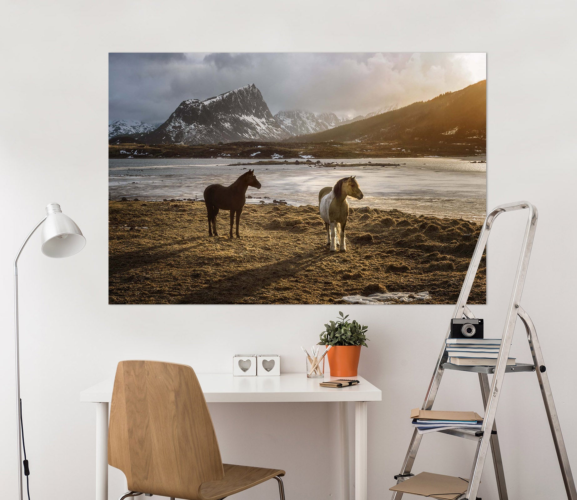 3D Meadow Horse 108 Marco Carmassi Wall Sticker