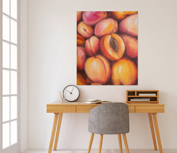 3D Peach 1839 Marina Zotova Wall Sticker