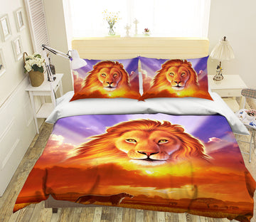 3D Lion King 2126 Jerry LoFaro bedding Bed Pillowcases Quilt