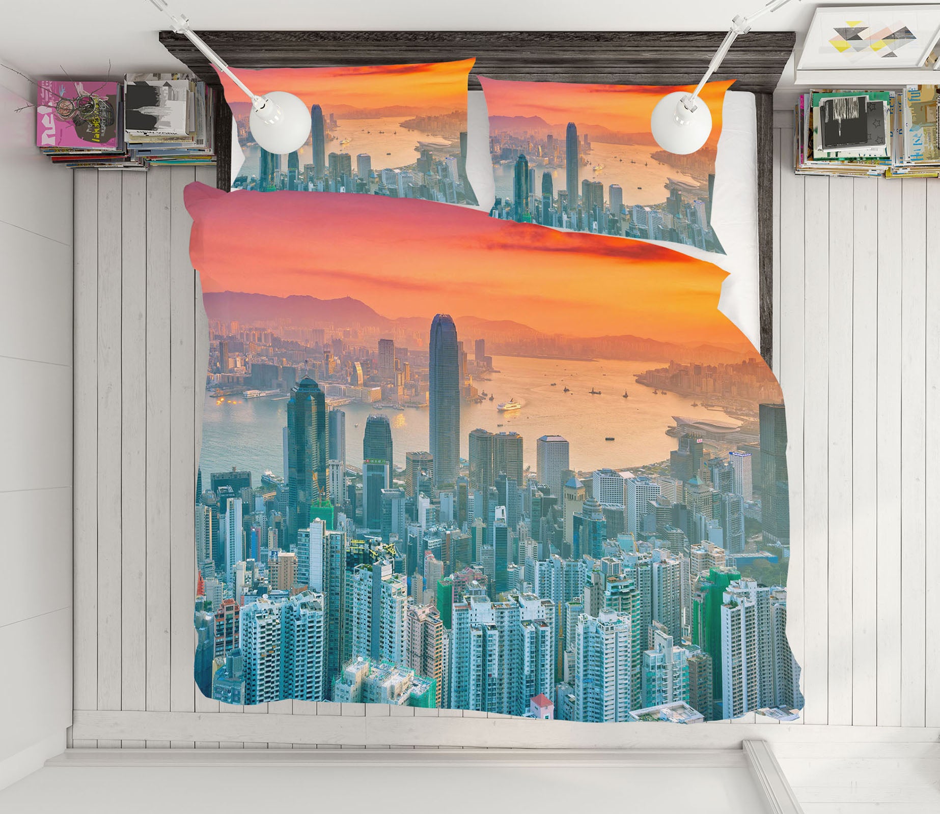 3D Tall Building 2135 Marco Carmassi Bedding Bed Pillowcases Quilt