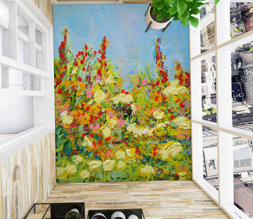 3D Oil Painting Flowers 96107 Allan P. Friedlander Floor Mural  Wallpaper Murals Self-Adhesive Removable Print Epoxy