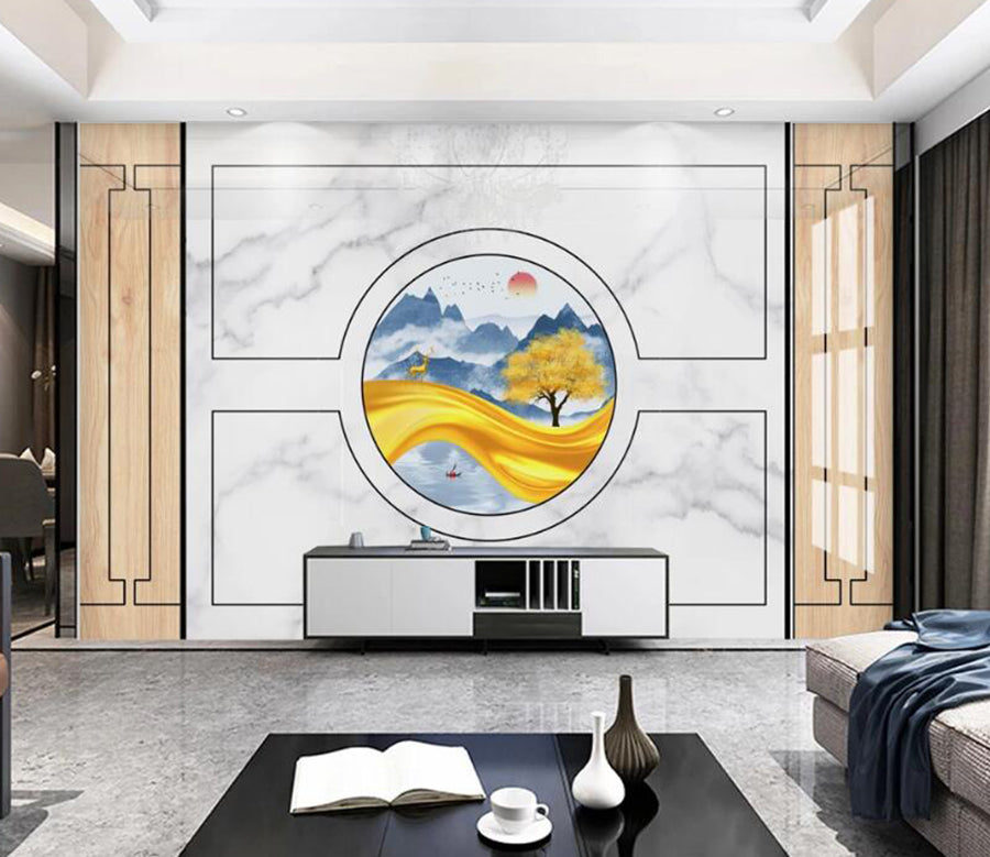 3D Classical Landscape 783 Wall Murals