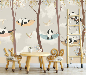 3D Snooze Panda 1429 Wall Murals