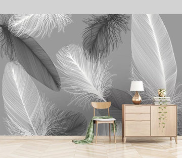 3D Modern Feather WC13 Wall Murals Wallpaper AJ Wallpaper 2 