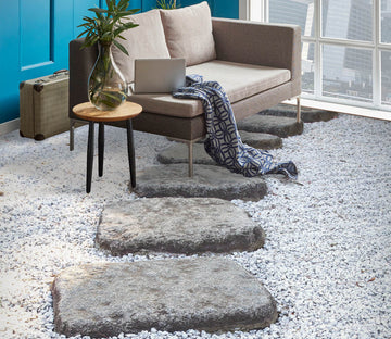 3D Grey Stone Road 393 Floor Mural  Wallpaper Murals Rug & Mat Print Epoxy waterproof bath floor