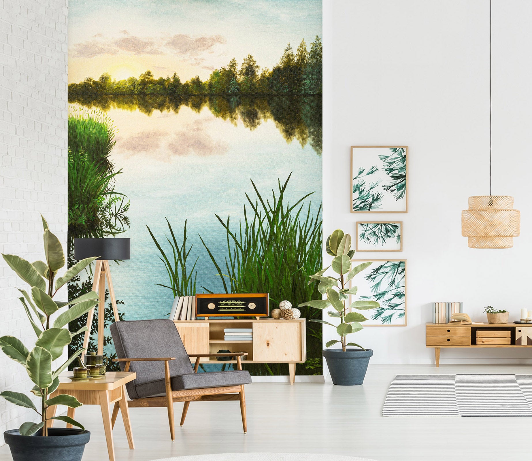 3D River Grass 1870 Marina Zotova Wall Mural Wall Murals