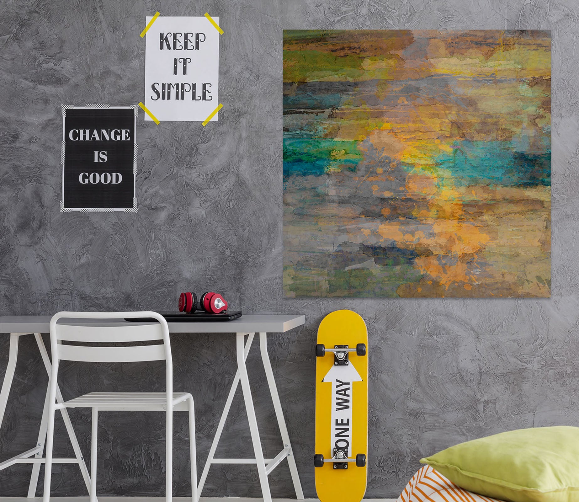 3D Rising Sea 025 Michael Tienhaara Wall Sticker