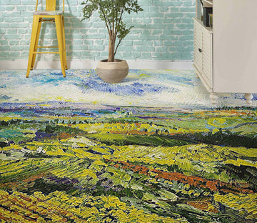 3D Lawn Field Hillside 9520 Allan P. Friedlander Floor Mural  Wallpaper Murals Self-Adhesive Removable Print Epoxy