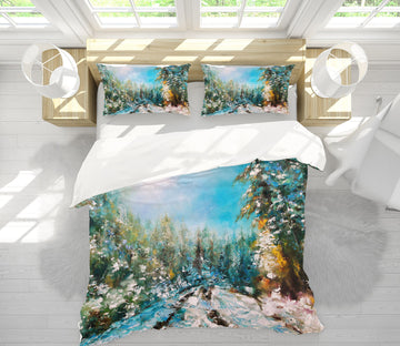3D Painted Forest 436 Skromova Marina Bedding Bed Pillowcases Quilt