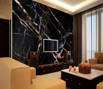 3D Interlaced Lines In Black 2179 Wall Murals