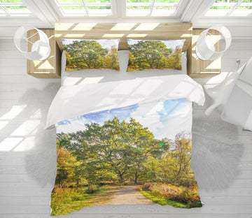 3D Trail Forest 1038 Assaf Frank Bedding Bed Pillowcases Quilt