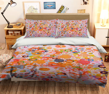 3D Cartoon Doodle Circle 1134 Misako Chida Bedding Bed Pillowcases Quilt Cover Duvet Cover